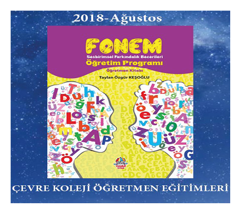 Çevre Koleji Öğretmen Eğitimi Ağustos 2018